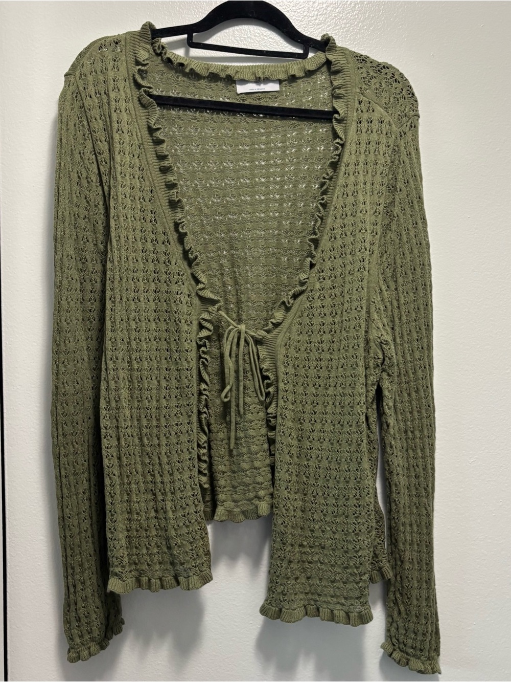 💚Tie Front Cardigan